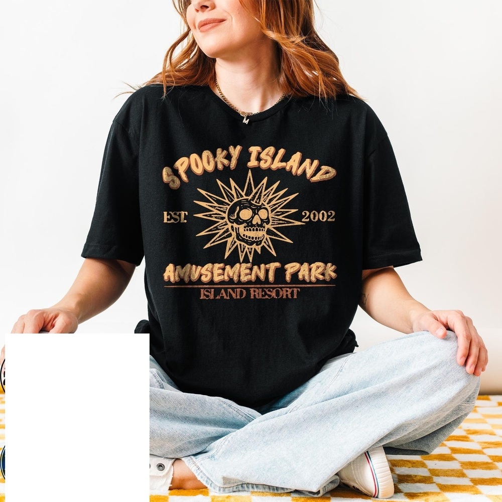 Spooky Island Shirt, Halloween Nostalgia